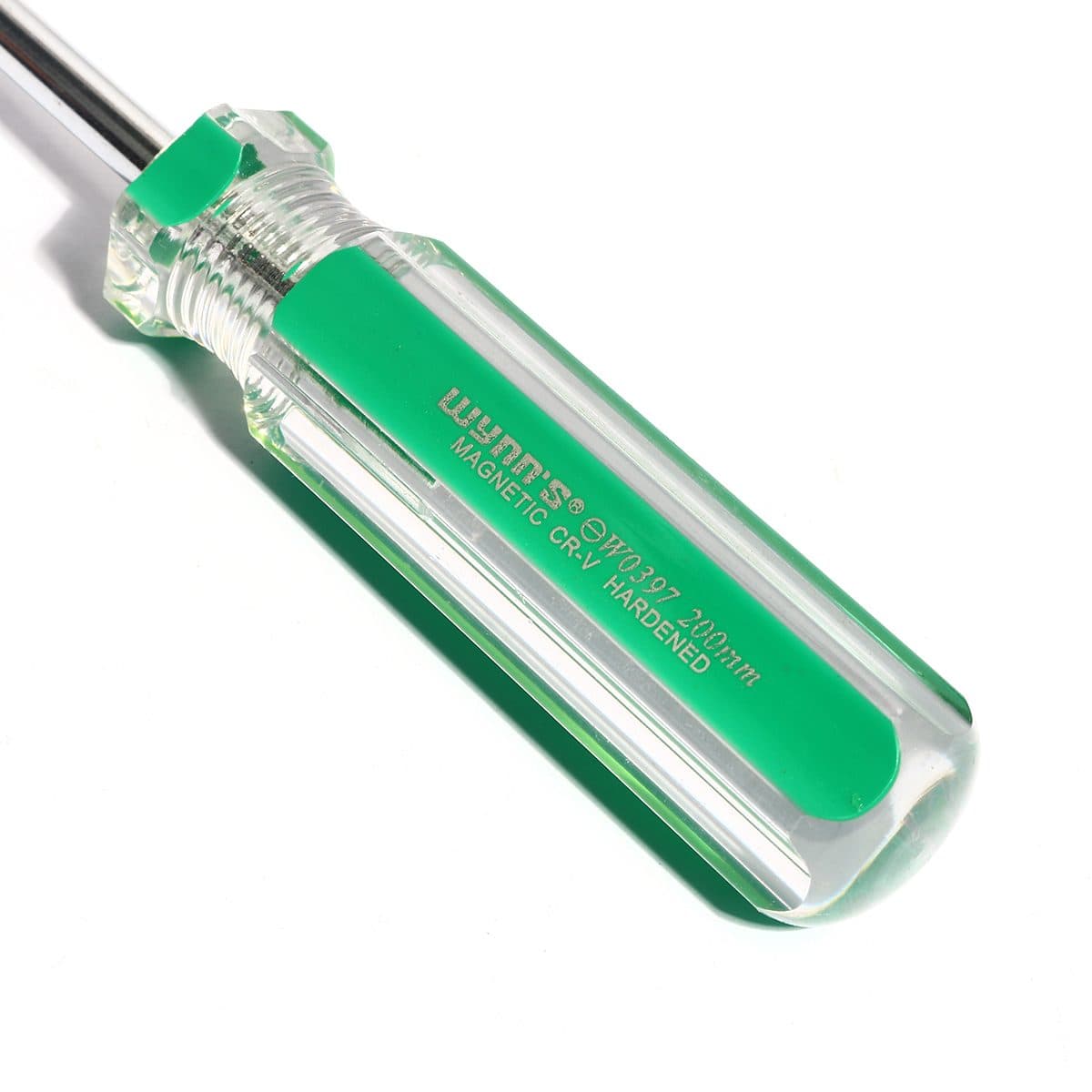 ไขควงแกน 6X200MM 8" ปากแบน ด้ามทูโทน (-)