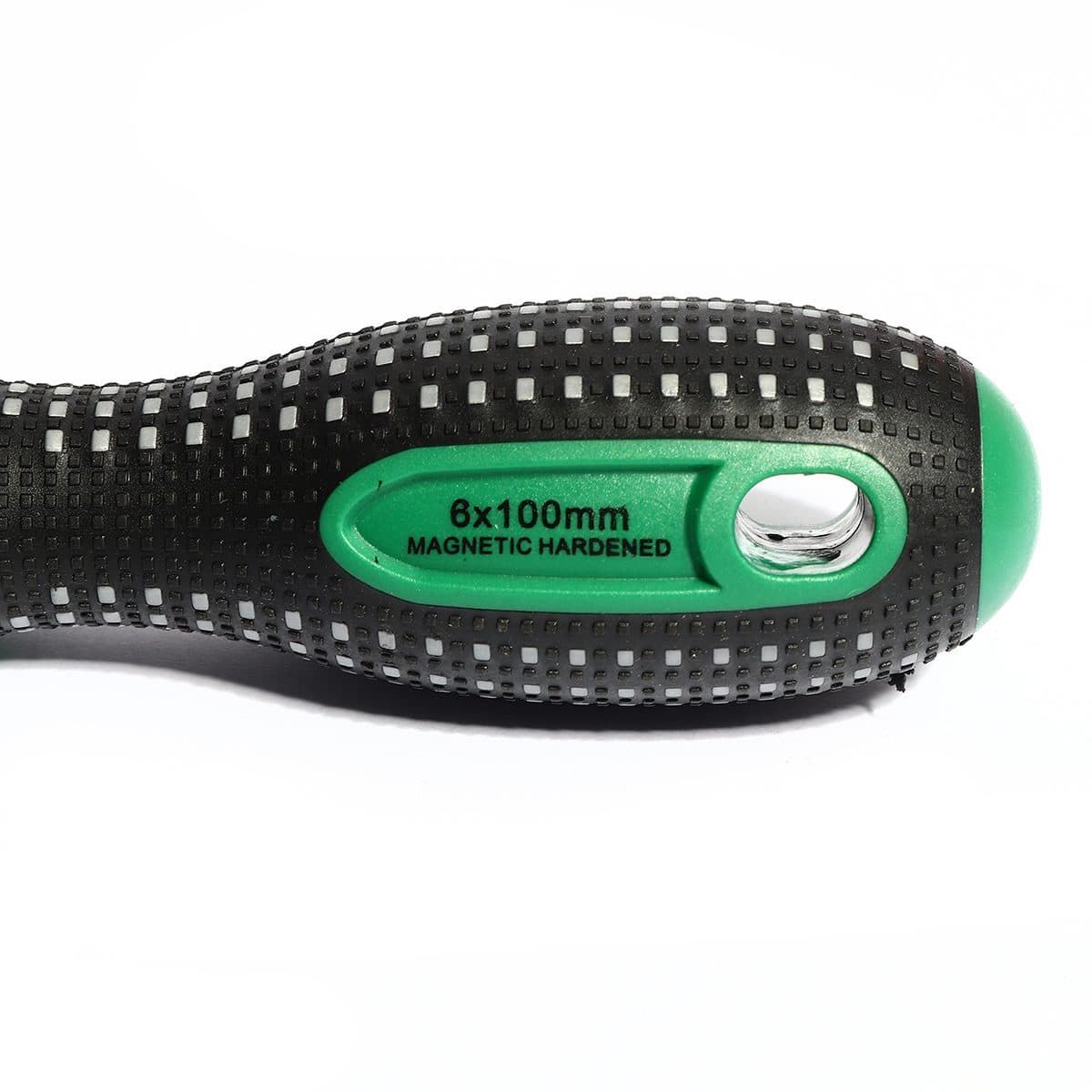 ไขควงแกน 6X100MM 4" ปากแบน ด้ามยาง (-)