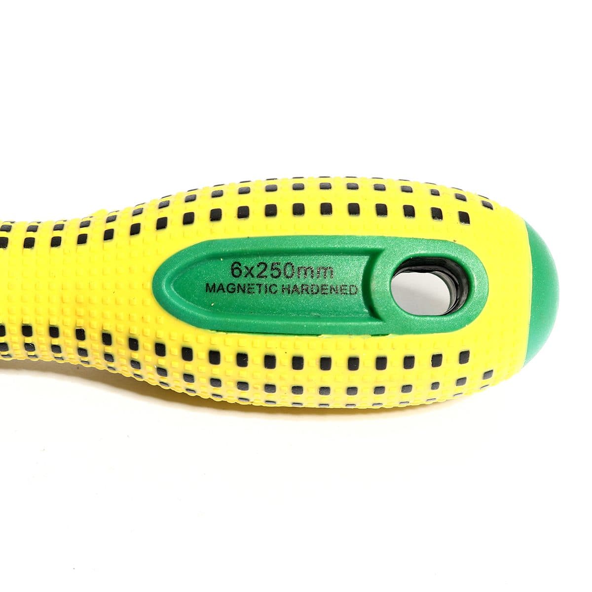 ไขควงแกน 6X250MM 10" ปากแฉก ด้ามยาง (+)