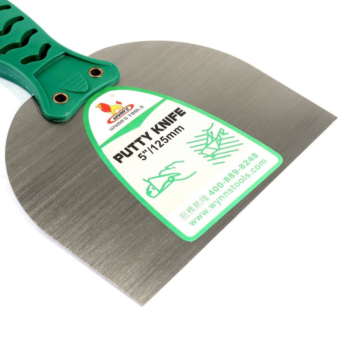 W0625G เกียงโป้วสีด้ามพลาสติก 5"