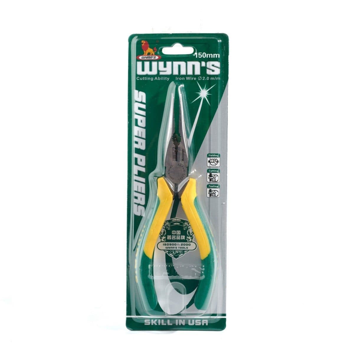 W106H คีมปากแหลมแบบญี่ปุ่น 6"