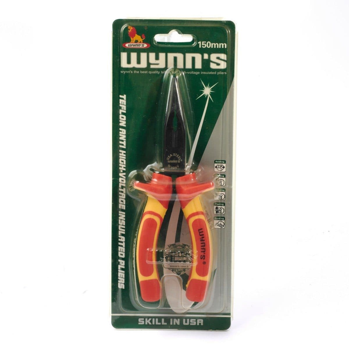 W106V คีมปากแหลมไฟฟ้าแรงดันสูง 6"