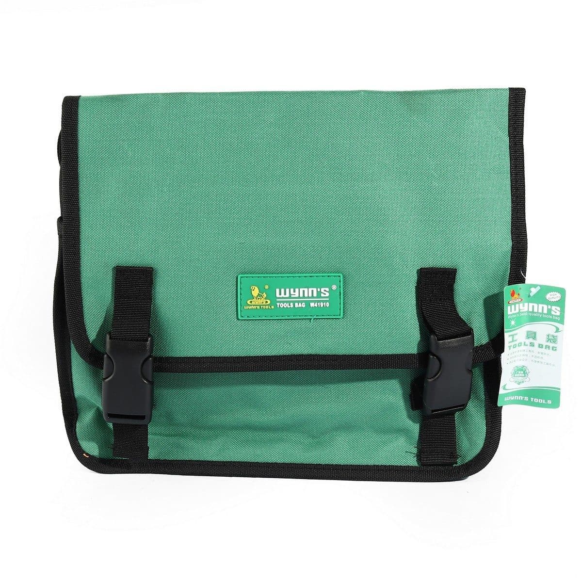 W41910 กระเป๋าใสเครื่องมือช่างมีฝา กลาง