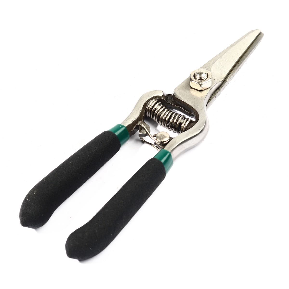 กรรไกรตัดกิ่ง ปากตรง แบบสปริง 6 นิ้ว