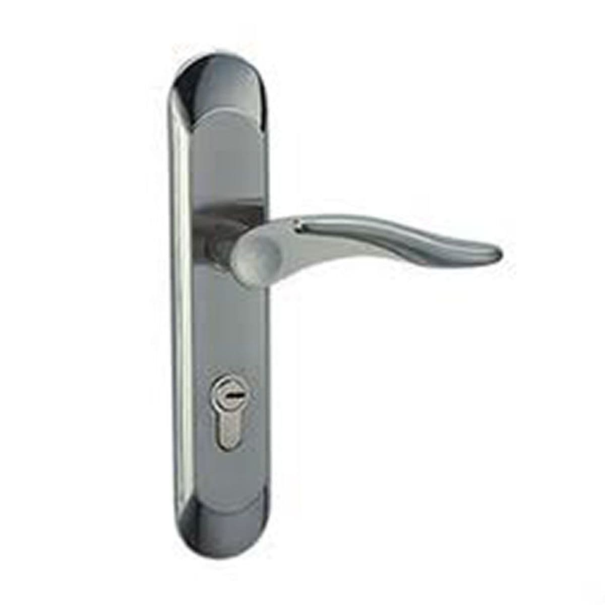 ชุดมือจับก้านโยกประตู สีเงิน