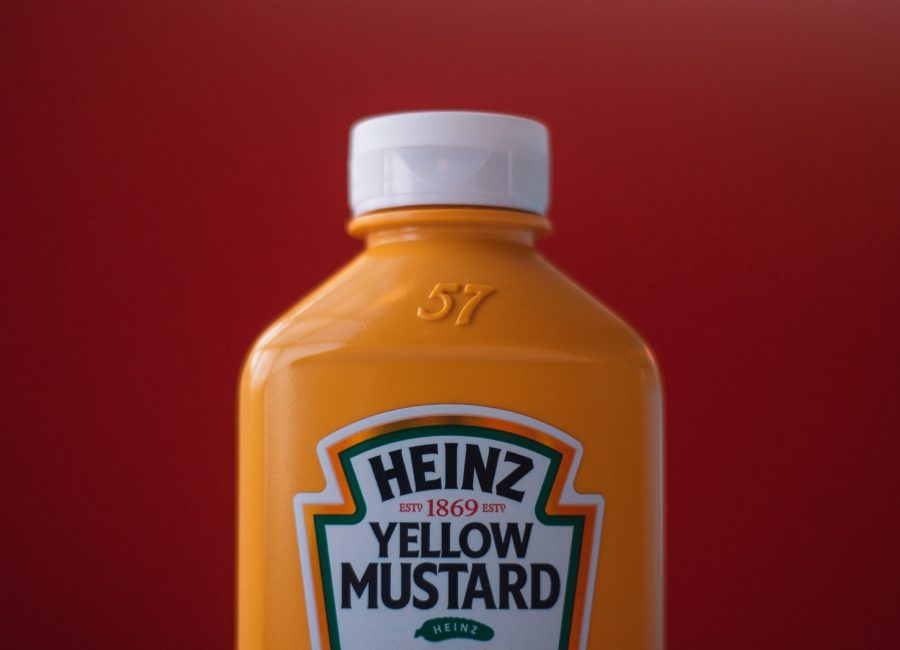 Heinz yellow mustard bottle